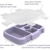 Bentgo Kids Prints Tray with Transparent Cover, 5-Compartment, BPA-Free(Unicorn)
