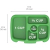 Bentgo Kids Replacement Tray, Transparent Cover, 5-Compartment(Green)
