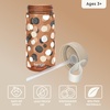 Bentgo Kids Water Bottle – Leak-Proof, Durable Tritan PFAS- & BPA-Free 15 fl oz, Kids/Toddlers Ages 3+ for School & Sports; Bite & Sip Spout, Carrying Handle, Dishwasher Safe (NEW Blooming Floral)(Spots and Dots)
