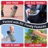 Bentgo Kids Water Bottle – Leak-Proof, Durable Tritan PFAS- & BPA-Free 15 fl oz, Kids/Toddlers Ages 3+ for School & Sports; Bite & Sip Spout, Carrying Handle, Dishwasher Safe (NEW Blooming Floral)(Sssnakes)