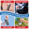 Bentgo Kids Water Bottle – Leak-Proof, Durable Tritan PFAS- & BPA-Free 15 fl oz, Kids/Toddlers Ages 3+ for School & Sports; Bite & Sip Spout, Carrying Handle, Dishwasher Safe (NEW Blooming Floral)(Trucks)