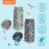 Bentgo Kids Water Bottle – Leak-Proof, Durable Tritan PFAS- & BPA-Free 15 fl oz, Kids/Toddlers Ages 3+ for School & Sports; Bite & Sip Spout, Carrying Handle, Dishwasher Safe (NEW Blooming Floral)(Dinosaur & Dino Fossils)