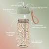 Bentgo Kids Water Bottle – Leak-Proof, Durable Tritan PFAS- & BPA-Free 15 fl oz, Kids/Toddlers Ages 3+ for School & Sports; Bite & Sip Spout, Carrying Handle, Dishwasher Safe (NEW Blooming Floral)(Geo Speckle)