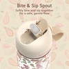 Bentgo Kids Water Bottle – Leak-Proof, Durable Tritan PFAS- & BPA-Free 15 fl oz, Kids/Toddlers Ages 3+ for School & Sports; Bite & Sip Spout, Carrying Handle, Dishwasher Safe (NEW Blooming Floral)(Cowgirl Dreams)