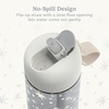 Bentgo Kids Water Bottle – Leak-Proof, Durable Tritan PFAS- & BPA-Free 15 fl oz, Kids/Toddlers Ages 3+ for School & Sports; Bite & Sip Spout, Carrying Handle, Dishwasher Safe (NEW Blooming Floral)(Starry Sprinkle)
