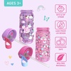 Bentgo Kids Water Bottle – Leak-Proof, Durable Tritan PFAS- & BPA-Free 15 fl oz, Kids/Toddlers Ages 3+ for School & Sports; Bite & Sip Spout, Carrying Handle, Dishwasher Safe (NEW Blooming Floral)(Rainbows and Butterflies & Fairies)