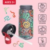 Bentgo Kids Water Bottle – Leak-Proof, Durable Tritan PFAS- & BPA-Free 15 fl oz, Kids/Toddlers Ages 3+ for School & Sports; Bite & Sip Spout, Carrying Handle, Dishwasher Safe (NEW Blooming Floral)(Sssnakes)