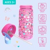 Bentgo Kids Water Bottle – Leak-Proof, Durable Tritan PFAS- & BPA-Free 15 fl oz, Kids/Toddlers Ages 3+ for School & Sports; Bite & Sip Spout, Carrying Handle, Dishwasher Safe (NEW Blooming Floral)(Rainbows and Butterflies)