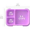 Bentgo Pop Replacement Tray with Cover, 4 Compartments, BPA-Free(Periwinkle/Pink)