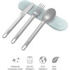 Bentgo Stainless Steel Reusable Travel Utensil Set(Aqua)