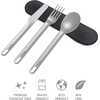 Bentgo Stainless Steel Reusable Travel Utensil Set(Carbon)