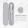 Bentgo Stainless Steel Reusable Travel Utensil Set(Gray)