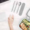 Bentgo Stainless Steel Reusable Travel Utensil Set(Gray)