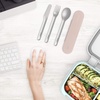 Bentgo Stainless Steel Reusable Travel Utensil Set(Rose)