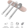 Bentgo Stainless Steel Reusable Travel Utensil Set(Rose)