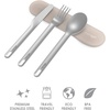 Bentgo Stainless Steel Reusable Travel Utensil Set(Sand)