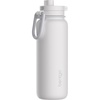 Bentgo Flip 2-in-1 Straw & Chug Leak-Proof Insulated Water Bottle, 24 fl oz(Blanc)