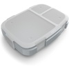 Bentgo Fresh Tray with Cover, Reusable 4-Compartment Meal Prep Container(Gray)