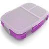 Bentgo Fresh Tray with Cover, Reusable 4-Compartment Meal Prep Container(Purple)