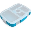 Bentgo Kids Prints Tray with Transparent Cover, 5-Compartment, BPA-Free(Dinosaur)