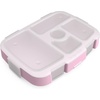 Bentgo Kids Prints Tray with Transparent Cover, 5-Compartment, BPA-Free(Lavender Galaxy)