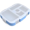Bentgo Kids Prints Tray with Transparent Cover, 5-Compartment, BPA-Free(Rainbow)