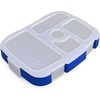 Bentgo Kids Prints Tray with Transparent Cover, 5-Compartment, BPA-Free(Shark)