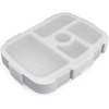 Bentgo Kids Replacement Tray with Transparent Cover, 5 Compartments(Glitter Edition – Silver)