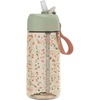 Bentgo Kids Water Bottle – Leak-Proof, Durable Tritan PFAS- & BPA-Free 15 fl oz, Kids/Toddlers Ages 3+ for School & Sports; Bite & Sip Spout, Carrying Handle, Dishwasher Safe (NEW Blooming Floral)(Geo Speckle)