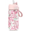 Bentgo Kids Water Bottle – Leak-Proof, Durable Tritan PFAS- & BPA-Free 15 fl oz, Kids/Toddlers Ages 3+ for School & Sports; Bite & Sip Spout, Carrying Handle, Dishwasher Safe (NEW Blooming Floral)(Ballet and Bows)