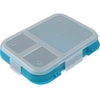 Bentgo Pop Replacement Tray with Cover, 4 Compartments, BPA-Free(Flame Red/Turquoise)