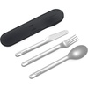 Bentgo Stainless Steel Reusable Travel Utensil Set(Carbon)