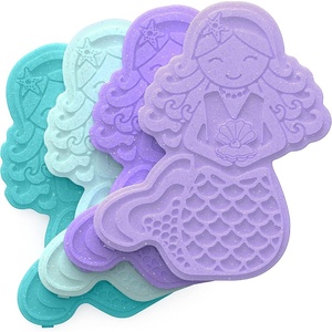 Bentgo Buddies Reusable Ice Packs for Kids(Glitter Edition – Mermaid)