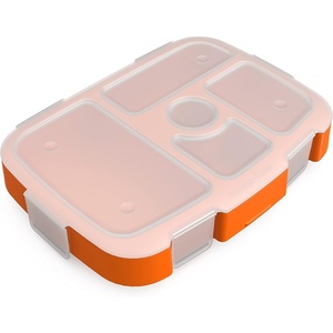 Bentgo Kids Prints Tray with Transparent Cover, 5-Compartment, BPA-Free(Planes)
