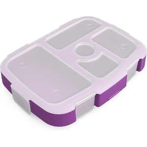 Bentgo Kids Replacement Tray, Transparent Cover, 5-Compartment(Purple)