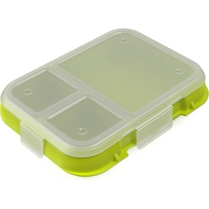 Bentgo Pop Replacement Tray with Cover, 4 Compartments, BPA-Free(Navy Blue/Chartreuse)