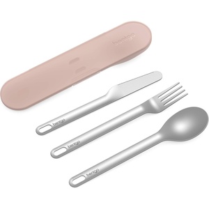 Bentgo Stainless Steel Reusable Travel Utensil Set(Rose)