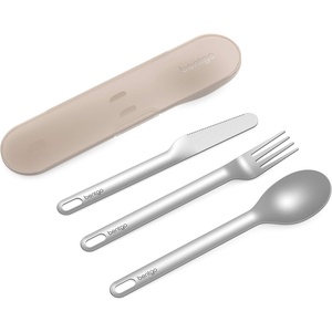 Bentgo Stainless Steel Reusable Travel Utensil Set(Sand)